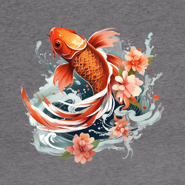 Koi Fish In A Pond by zooleisurelife